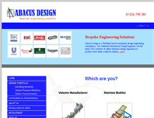 Tablet Screenshot of abacusdesign.org