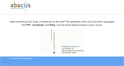 Desktop Screenshot of abacusdesign.net